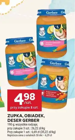 Stokrotka Zupka, obiadek, deser Gerber 190 g oferta