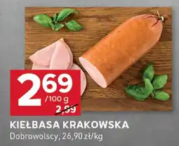 Stokrotka Kiełbasa krakowska 100g Dobrowolscy oferta