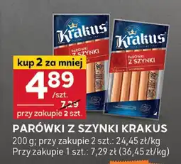 Stokrotka Parówki szynki Krakus 90g oferta