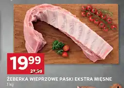 Stokrotka Żeberka wieprzowe paski ekstra mięsne 1kg Stokrotka oferta