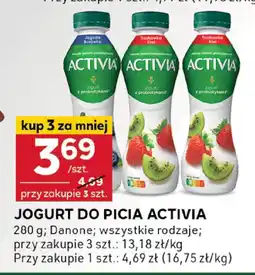 Stokrotka Jogurt do picia Activia 280g Danone oferta
