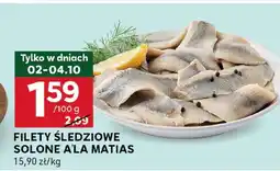 Stokrotka Filety śledziowe solone a'la Matias 100g Stokrotka oferta