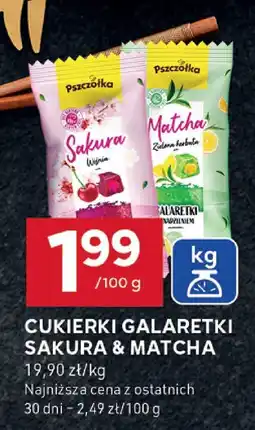 Stokrotka Cukierki galaretki sakura & matcha 100g Stokrotka oferta