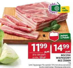 Stokrotka Market Boczek wieprzowy bez żeber oferta