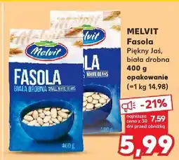 Kaufland Fasola Piękny Jaś Melvit oferta