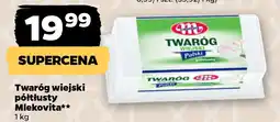 Netto Twaróg wiejski półtłusty Mlekovita 1kg oferta