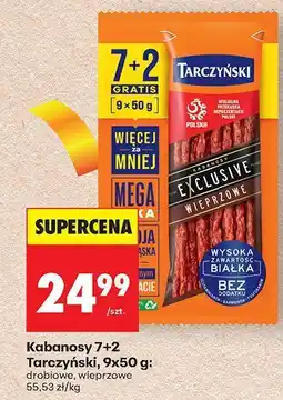 Biedronka Kabanosy 7+2 Tarczyński drobiowe oferta