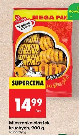 Biedronka Ciastka Mieszanka kruchych 900 g Twoje słodkie chwile oferta