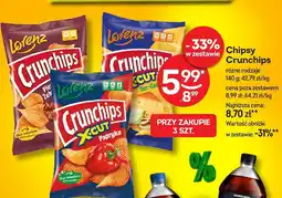 Żabka Chipsy Crunchips różne rodzaje 140g Lorenz oferta
