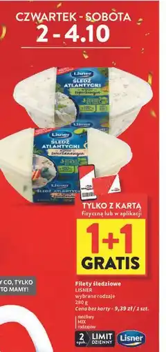 Intermarche Filety śledziowe w sosie śmietanowym Lisner oferta