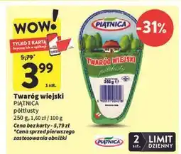 Intermarche Twaróg półtłusty klinek Piątnica oferta