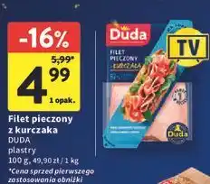 Intermarche Filet pieczony z kurczaka Silesia Duda oferta