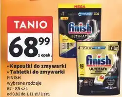 Intermarche Tabletki do zmywarek lemon Finish Ultimate Plus oferta