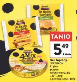 Intermarche Ser topiony do tostów i burgerów radamer Serenada oferta