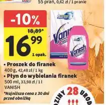 Intermarche Płyn do firanek Vanish Oxi Action oferta