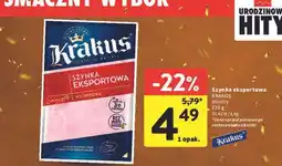 Intermarche Szynka eksportowa Krakus Animex oferta