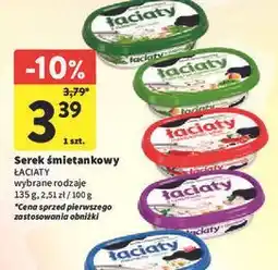 Intermarche Serek śmietankowy z ziołami Łaciaty oferta
