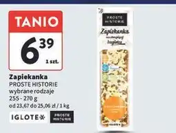 Intermarche Zapiekanka na chrupiącej bagietce z pieczarkami Iglotex Proste Historie oferta