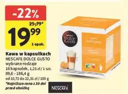Intermarche Kawa latte macchiato Nescafe Dolce Gusto oferta
