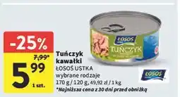 Intermarche Tuńczyk kawałki w sosie własnym Łosoś Ustka oferta