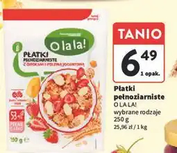 Intermarche Płatki pełnoziarniste z owocami i polewą jogurtową O La La! oferta