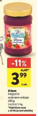 Intermarche Dżem truskawkowy Paquito oferta