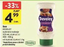 Intermarche Sos czosnkowy Develey oferta