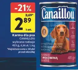 Intermarche Pokarm dla psa kawałki z wołowiną w sosie Canaillou oferta