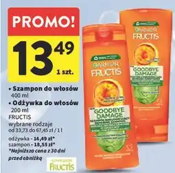 Intermarche Odżywka do włosów Garnier Fructis Goodbye Damage oferta