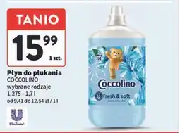 Intermarche Płyn do płukania blue splash Coccolino Fresh & Soft oferta