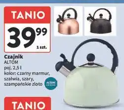 Intermarche Czajnik nierdzewny 2.5 l szampańskie złoto Altom oferta