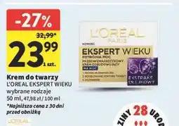 Intermarche Krem na noc L'oreal Ekspert Wieku 60+ oferta