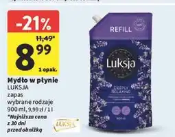Intermarche Mydło w płynie deeply relaxing Luksja Aroma Senses oferta