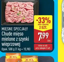 ALDI Chude mięso mielone z szynki wieprzowej oferta