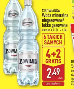 ALDI Woda mineralna Cisowianka oferta