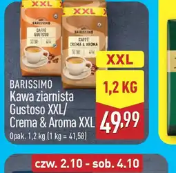 ALDI Kawa ziarnista Barissimo Gustoso XXL/Crema & Aroma XXL oferta