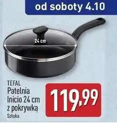 ALDI Patelnia z pokrywą inicio 24 cm Tefal oferta