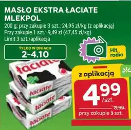 Stokrotka Market Masło ekstra ŁACIATE MLEKPOL oferta