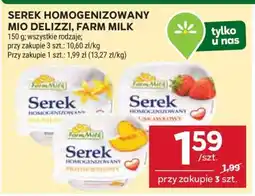 Stokrotka Market Serek homogenizowany Mio Delizzi, Farm Milk oferta