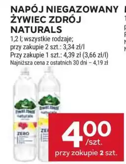 Stokrotka Market Napój Niegazowany Żywiec Zdrój Naturals oferta