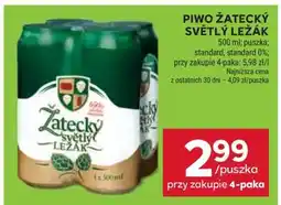 Stokrotka Market Piwo Žatecký Světlý Ležák oferta