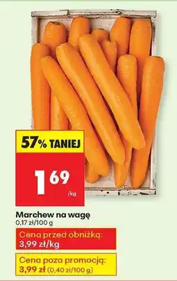 Biedronka marchew na wage oferta