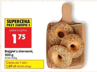 Biedronka Bajgiel z ziarnami, 100 g oferta
