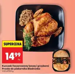 Biedronka Kurczak faszerowany kaszą i grzybami Prosto do piekarnika Biedronka oferta