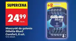 Biedronka Maszynki do golenia Gillette Blue3 Comfort , 8 szt oferta