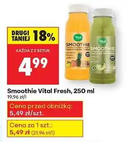 Biedronka Smoothie Vital Fresh, 250 ml oferta