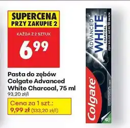 Biedronka Pasta do zębów Colgate Advanced White Charcoal, 75 ml oferta