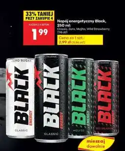 Biedronka Napój energetyczny Black, 250 ml oferta
