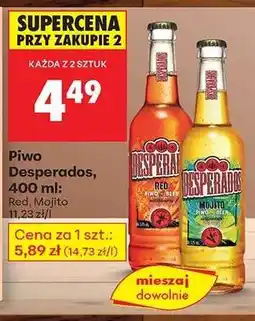 Biedronka Piwo Desperados, 400 ml oferta