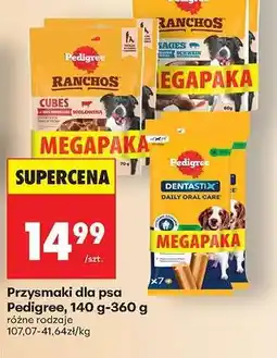 Biedronka Przysmaki dla psa Pedigree, 140 g-360 g oferta